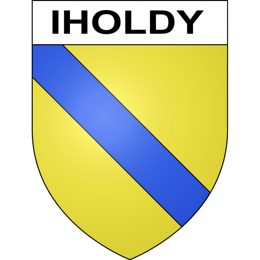Pegatinas escudo de armas de Iholdy adhesivo de la etiqueta engomada
