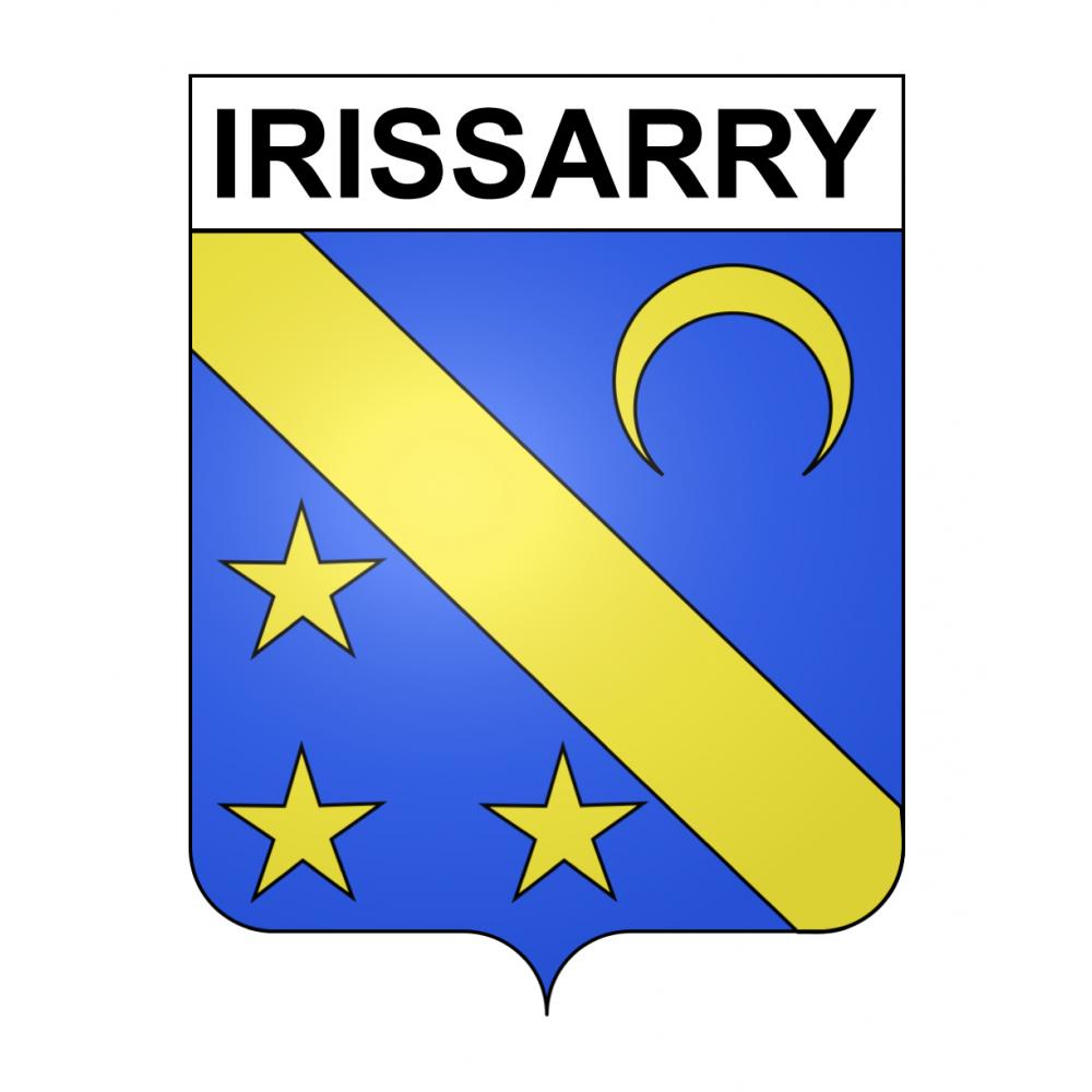 Irissarry 64 ville sticker blason écusson autocollant adhésif