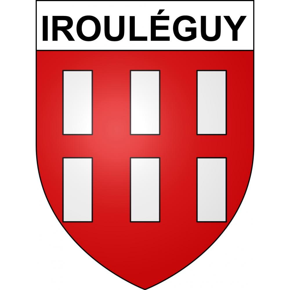 Stickers coat of arms Irouléguy adhesive sticker