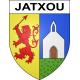 Pegatinas escudo de armas de Jatxou adhesivo de la etiqueta engomada