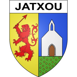Jatxou 64 ville sticker blason écusson autocollant adhésif