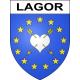 Lagor Sticker wappen, gelsenkirchen, augsburg, klebender aufkleber