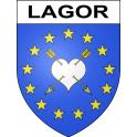 Stickers coat of arms Lagor adhesive sticker