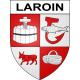 Laroin 64 ville sticker blason écusson autocollant adhésif