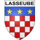Lasseube 64 ville sticker blason écusson autocollant adhésif
