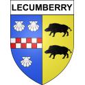 Stickers coat of arms Lecumberry adhesive sticker