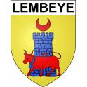 Adesivi stemma Lembeye adesivo