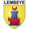 Lembeye Sticker wappen, gelsenkirchen, augsburg, klebender aufkleber