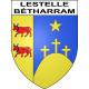 Lestelle-Bétharram Sticker wappen, gelsenkirchen, augsburg, klebender aufkleber