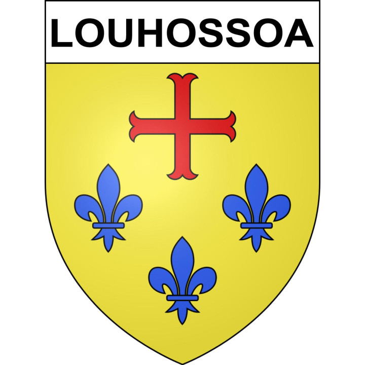 Louhossoa Sticker wappen, gelsenkirchen, augsburg, klebender aufkleber
