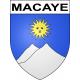 Macaye 64 ville sticker blason écusson autocollant adhésif