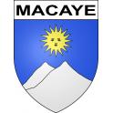 Adesivi stemma Macaye adesivo