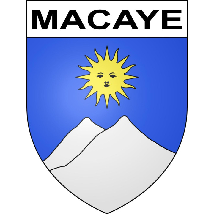 Macaye Sticker wappen, gelsenkirchen, augsburg, klebender aufkleber