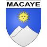 Macaye 64 ville sticker blason écusson autocollant adhésif
