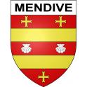 Mendive 64 ville sticker blason écusson autocollant adhésif