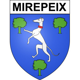 Mirepeix 64 ville sticker blason écusson autocollant adhésif