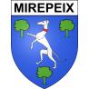Mirepeix 64 ville sticker blason écusson autocollant adhésif