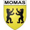 Momas 64 ville sticker blason écusson autocollant adhésif