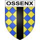 Ossenx Sticker wappen, gelsenkirchen, augsburg, klebender aufkleber