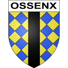 Ossenx 64 ville sticker blason écusson autocollant adhésif