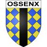 Ossenx 64 ville sticker blason écusson autocollant adhésif