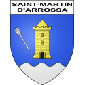 Saint-Martin-d'Arrossa 64 ville sticker blason écusson autocollant adhésif
