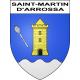 Stickers coat of arms Saint-Martin-d'Arrossa adhesive sticker