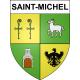 Pegatinas escudo de armas de Saint-Michel adhesivo de la etiqueta engomada