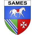 Stickers coat of arms Sames adhesive sticker