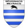 Adesivi stemma Sévignacq-Meyracq adesivo