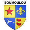 Stickers coat of arms Soumoulou adhesive sticker