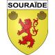 Souraïde 64 ville sticker blason écusson autocollant adhésif