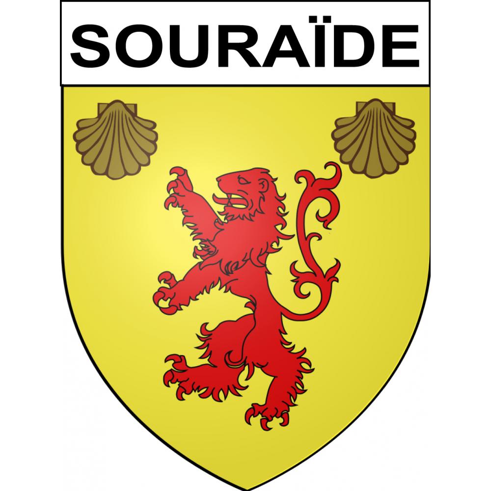 Souraïde Sticker wappen, gelsenkirchen, augsburg, klebender aufkleber