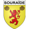 Stickers coat of arms Souraïde adhesive sticker