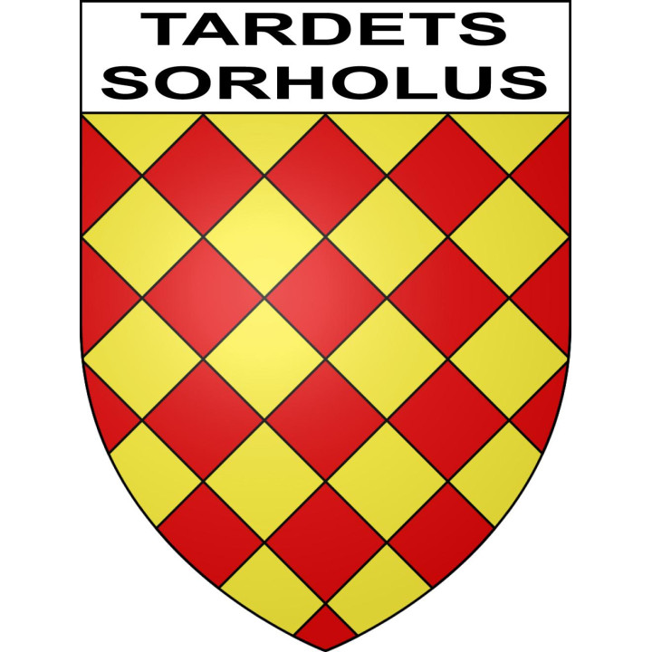 Tardets-Sorholus 64 ville sticker blason écusson autocollant adhésif
