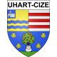 Uhart-Cize 64 ville sticker blason écusson autocollant adhésif