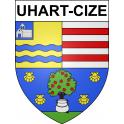Uhart-Cize 64 ville sticker blason écusson autocollant adhésif