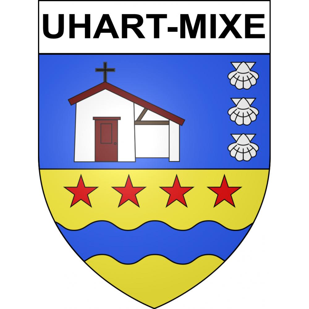 Adesivi stemma Uhart-Mixe adesivo