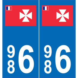 64 Pau logotipo de la etiqueta engomada de la placa de registro de la ciudad