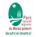 Parc naturel régional du marais poitevin Pays de la Loire Nouvelle Aquitaine autocollant adhésif logo714