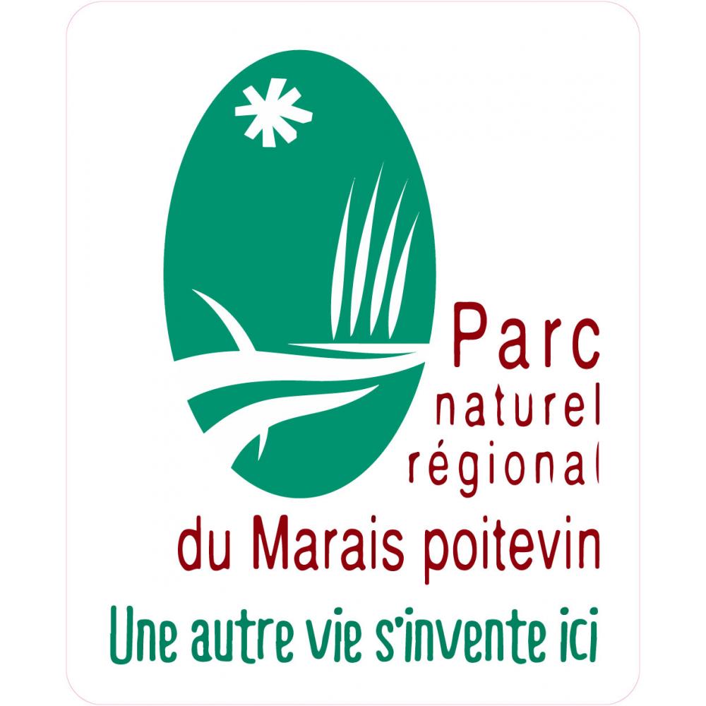 Parc naturel régional du marais poitevin Pays de la Loire Nouvelle Aquitaine autocollant adhésif logo714