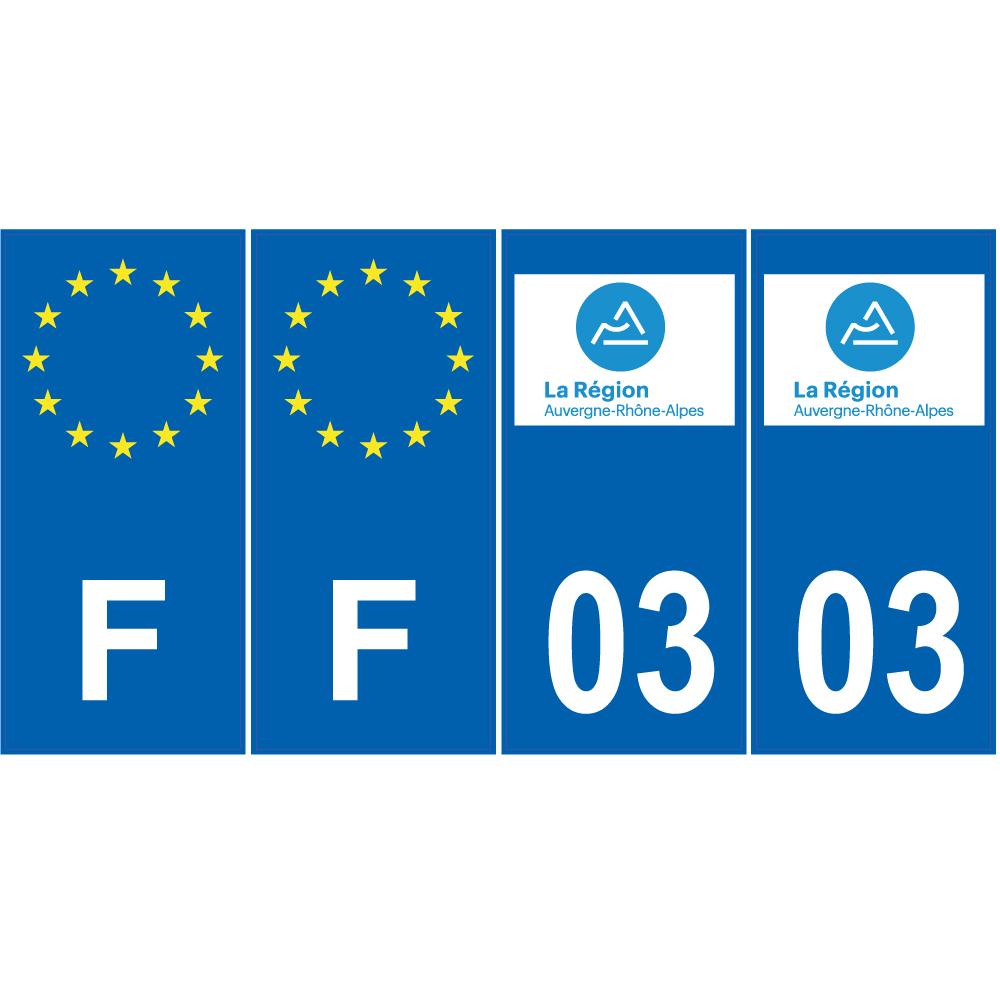 64 Pau sticker plate registration city