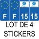 64 Pau adesivo piastra di registrazione city