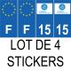 64 Pau sticker plate registration city