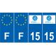 64 Pau adesivo piastra di registrazione city