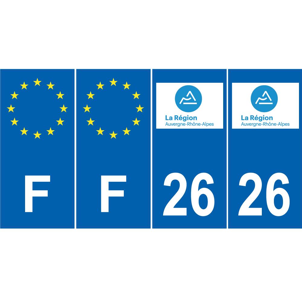 64 Pau sticker plate registration city