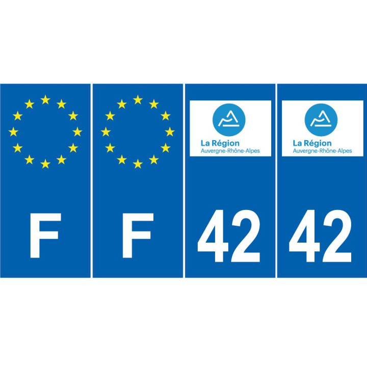 64 Pau sticker plate registration city