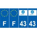 64 Pau-aufkleber plakette ez stadt