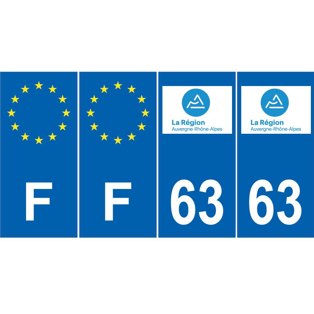 64 Pau placa etiqueta de registro de la ciudad