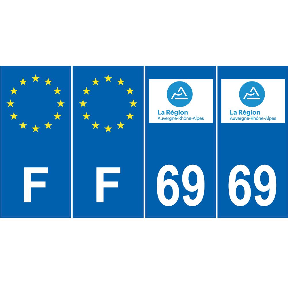 64 Pau adesivo piastra di registrazione city